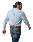 Solid Slub Classic Fit Shirt-CHAMBREY BLUE