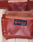 HILASON Leather Tool Bag Construction Handyman Farmers Organizer Storage Bags For Men Electrician Tools Home & Wood Work