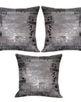 Hilason Cowhide Leather Hair-On Patchwork Cushion Pillow Cover