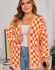 Rosalyn Drop Shoulder Open PLUS Cardigan