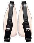 Hilason Leather Saddle Replacement Fender Pair With Hobble Straps Adult
