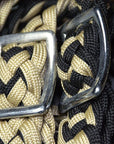 1" X 8Ft Hilason Braided Poly Barrel Reins Horse Racing Flat Grip Knots