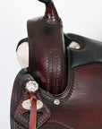 Hilason Western Draft Horse Trail PleasureAmerican Leather Saddle