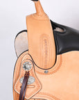 HILASON Western Horse Saddle American Leather Flex Tree Trail & Pleasure Tan | for Horses