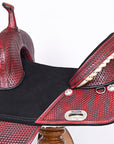 Hilason Western Horse Saddle Treeless Trail Barrel American Leather