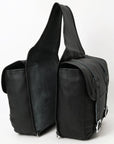 HILASON Western Leather Horse Saddle Bag For Trail