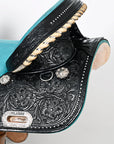 Hilason Western Horse Saddle Treeless Trail Barrel American Leather