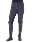 Ovation Euro Melange Full Seat Breech Ladies Antimicrobial Indigo