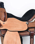 Western Horse Saddle American Leather Ranch Roping Cowboy Hilason