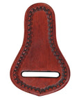 Hilason Western Saddle Repair Leather Latigo Carrier Mahogany