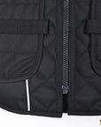Bull Riding Vest Hilason Black Bull Pro Rodeo Cordura Large