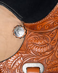 Comfytack Western Kids Youth Children Miniature Pony Saddle Leather Trail Tack