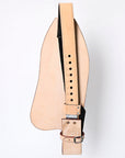 Hilason Leather Youth Saddle Replacement Fender Pair Hobble Strap Tan