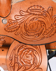 Kids Youth Miniature Pony Saddle Leather Western Pleasure