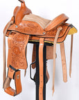 Kids Youth Miniature Pony Saddle Leather Western Pleasure