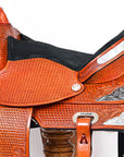 Hiason Western Horse Treeless Trail Barrel Saddle American Leather