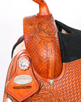 Hiason Western Horse Treeless Trail Barrel Saddle American Leather