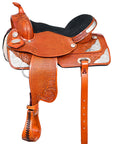 Hiason Western Horse Treeless Trail Barrel Saddle American Leather