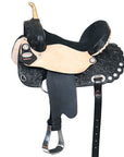 Hilason Western Horse Treeless Trail Barrel Saddle American Leather