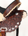 Hilason Western Horse Treeless Trail Barrel Saddle American Leather