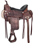 Western Horse Saddle American Leather Treeless Trail Pleasure Hilason
