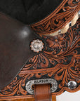 Hilason Western Horse Treeless Trail Barrel Saddle American Leather