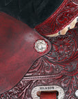 Hilason Western Horse Treeless Trail Barrel Saddle American Leather
