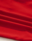 Ribbon Bow Top & Short Silky Pajama Set