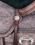 HILASON Western Horse Saddle American Leather Flex Tree Trail & Pleasure Antique Brown