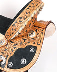Flex Tree Western Horse Saddle American Leather Trail Barrel By Hilason