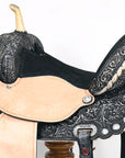 Flex Tree Western Horse Saddle American Leather Trail Barrel By Hilason