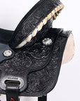Flex Tree Western Horse Saddle American Leather Trail Barrel By Hilason
