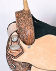 Flex Tree Western Horse Saddle American Leather Trail Barrel By Hilason