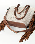 American Darling Tote Hair On Genuine Leather Women Bag Western Handbag Purse