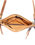 American Darling ADBGS139 Small Crossbody Hair-On Genuine Leather Women Bag Western Handbag Purse
