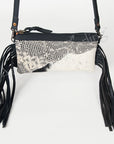 American Darling ADBGS141 Small Crossbody Hair-On Genuine Leather Women Bag Western Handbag Purse