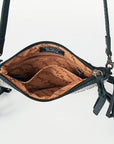 American Darling ADBGS141 Small Crossbody Hair-On Genuine Leather Women Bag Western Handbag Purse
