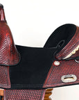 Western Horse Saddle Hilason American Leather Trail Barrel Racing