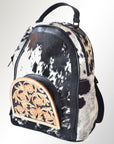 American Darling Hand Tooled Hair On Genuine Leather Women Bag Western Handbag Purse