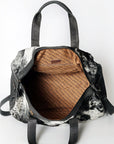 American Darling Women's Duffel Bag Western Hair On Genuine Leather Handbag and Ladies Purse