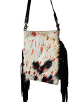American Darling Cross Body Hair On Genuine Leather Women Bag Western Handbag Purse