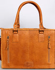 American Darling Briefcase Hair-On Genuine Leather Women Bag Western Handbag Purse