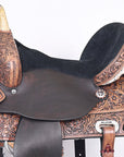 Hilason Western Horse Treeless Saddle American Leather Trail Barrel Tack
