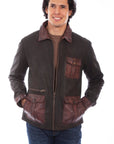 Canvas W/leather Trim - 1087