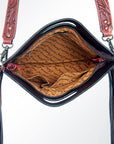 American Darling Cross Body Saddle Blanket Genuine Leather Western Women Bag |Handbag Purse Crossbody for Cute