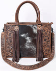 American Darling Briefcase Hand Tooled Saddle Blanket Genuine Leather women bag western handbag purse