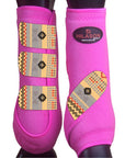 Hilason Horse Medicine Sports Boots Rear Hind Leg