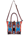 American Darling ADBG267 Tote Saddle Blanket Genuine Leather Women Bag Western Handbag Purse