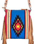 American Darling Cross Body Hand Tooled Saddle Blanket Genuine Leather Women Bag Western Handbag Purse