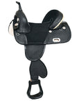 Western Horse Saddle Hilason Treeless American Leather Trail Barrel Tack